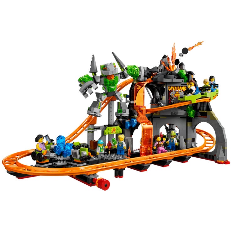 LEGO City Lava Land Roller Coaster Park Building Set 60501 LEGO City Lava Land Roller Coaster Park Building Set 60501