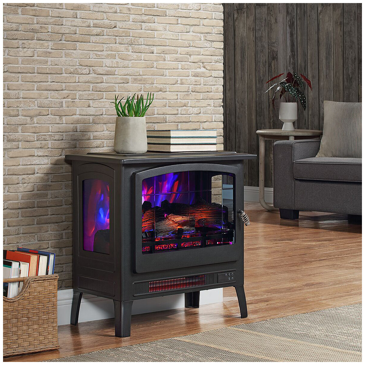 Infrared Freestanding Electric Stove Fireplace