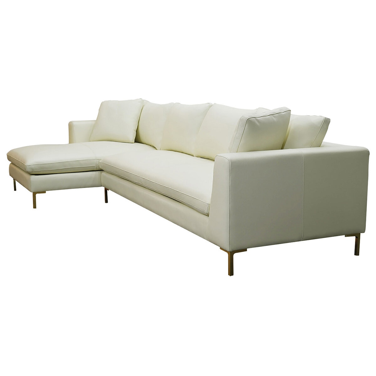 Moran Pico 3.5 Seater Sofa With Left Chaise Sterling Vanilla