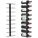 Wine Stash Wall Mounted Wine Rack Front Facing Bottles