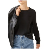 JAG Jet Boxy Pima Long Sleeve Tee - Black