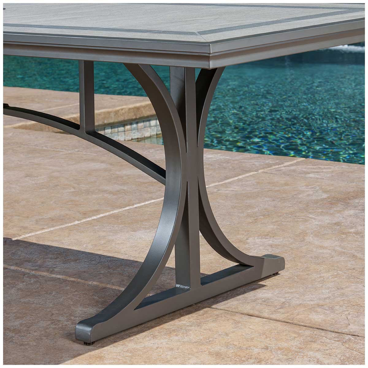 SunVilla Cobalt 9 Piece Woven Dining Set