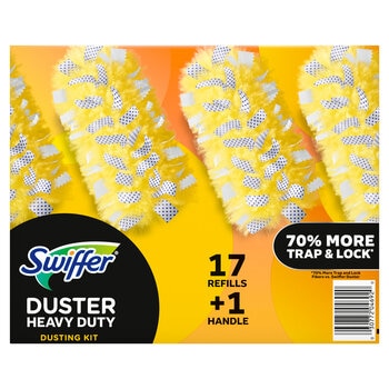 Swiffer Heavy Duty Dusters 1 Handle + 17 Refills