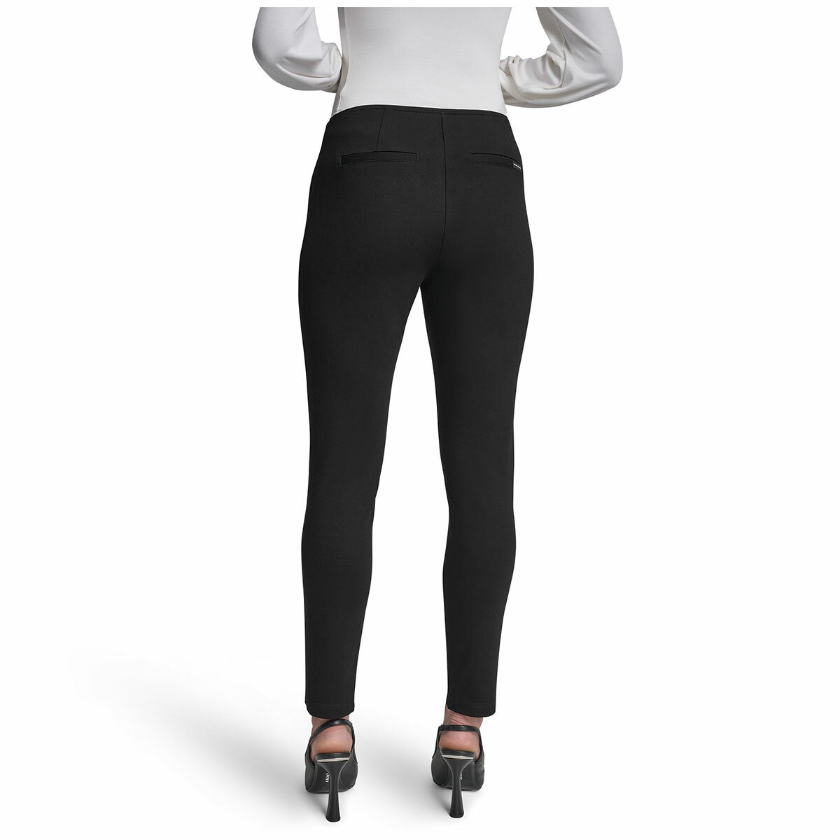 DKNY Women's Slim Leg Ponte Pant