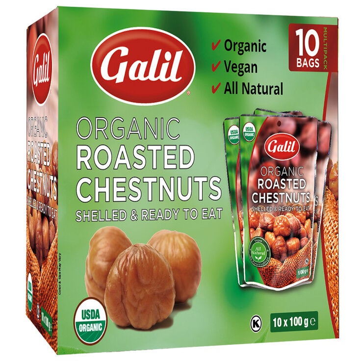 Galil Roasted Chestnuts 10 x 100g Galil Roasted Chestnuts 10 x 100g