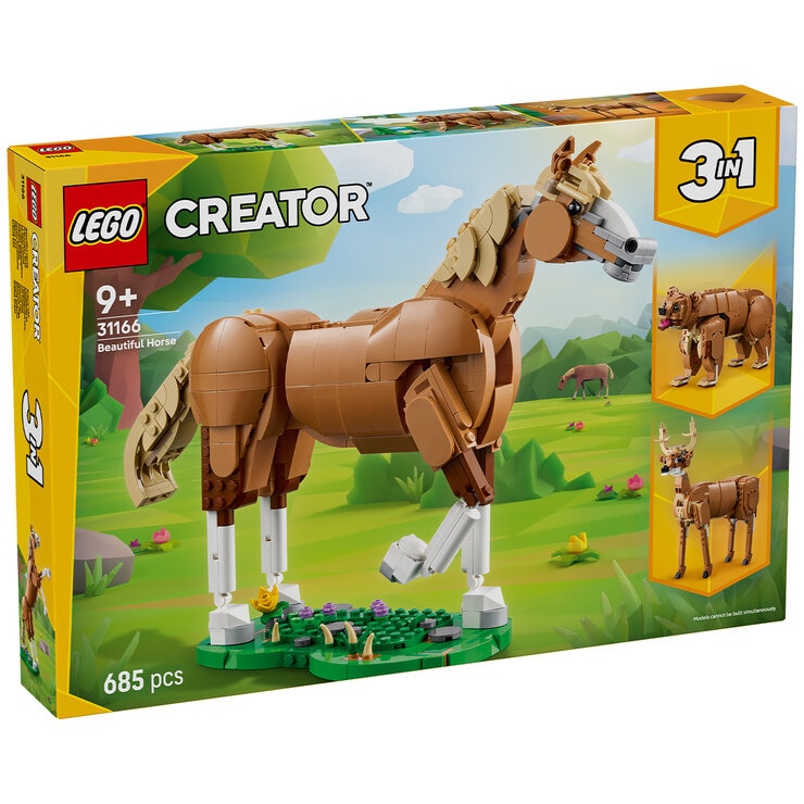LEGO Creator 3in1 Beautiful Horse Toy 31166/ LEGO Creator 3in1 Beautiful Horse Toy 31166/