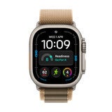 Apple Watch Ultra 4 GPS + Cellular 49mm Natural Titanium Case with Desert Alpine Loop