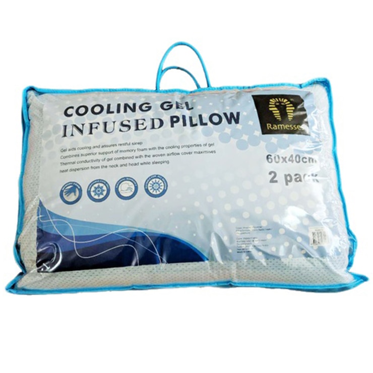 Ramesses Cooling Gel Infused Pillow 2pk Costco Australia