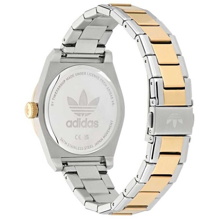 Adidas Originals Code Five Two Tone Stainless Steel Watch AOSY23542