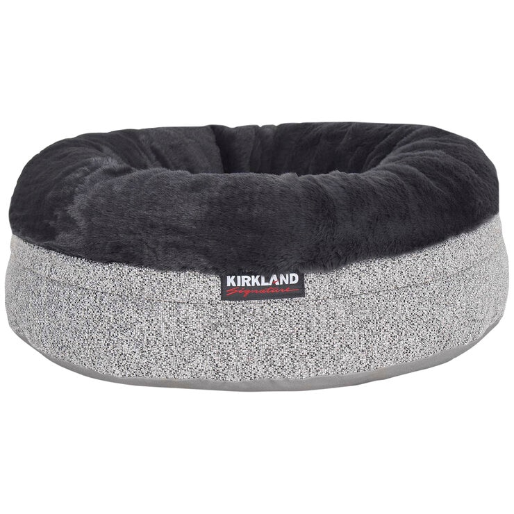 Kirkland Signature 60cm Round Nest Pet Bed Grey
