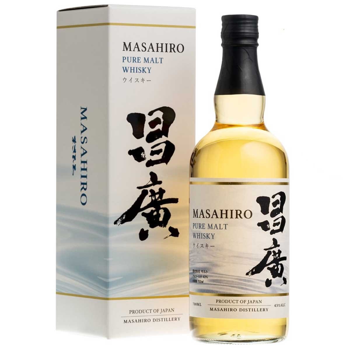 Masahiro 3 Year Old Pure Malt Japanese Whisky 750ml