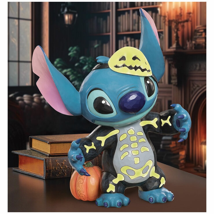 Disney Traditions Halloween Stitch Spooky Skeleton Disney Traditions Halloween Stitch Spooky Skeleton