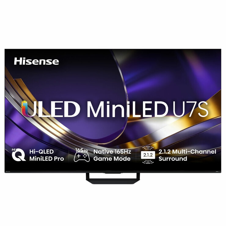 Hisense 55 Inch U7SAU ULED Mini LED 4K Smart TV 55U7SAU