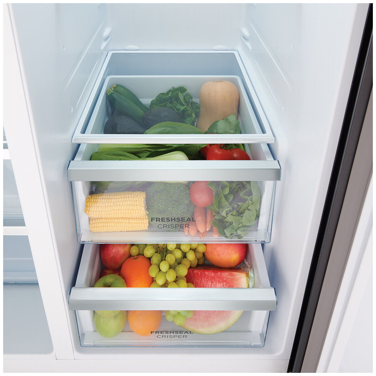 Westinghouse 624L Side by Side Fridge Silver WSE6630SA