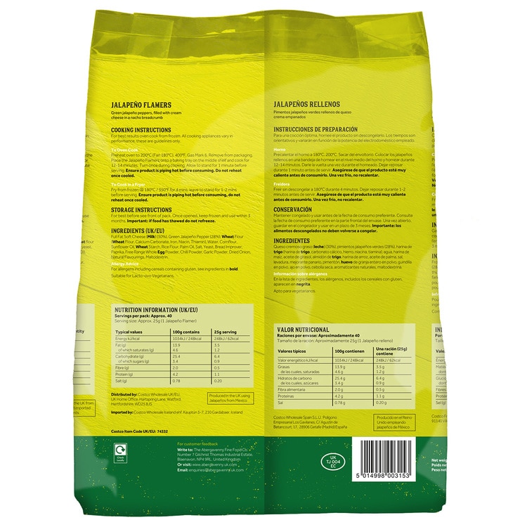 Rodeo Joe's Jalapenos Flamers 1.2kg