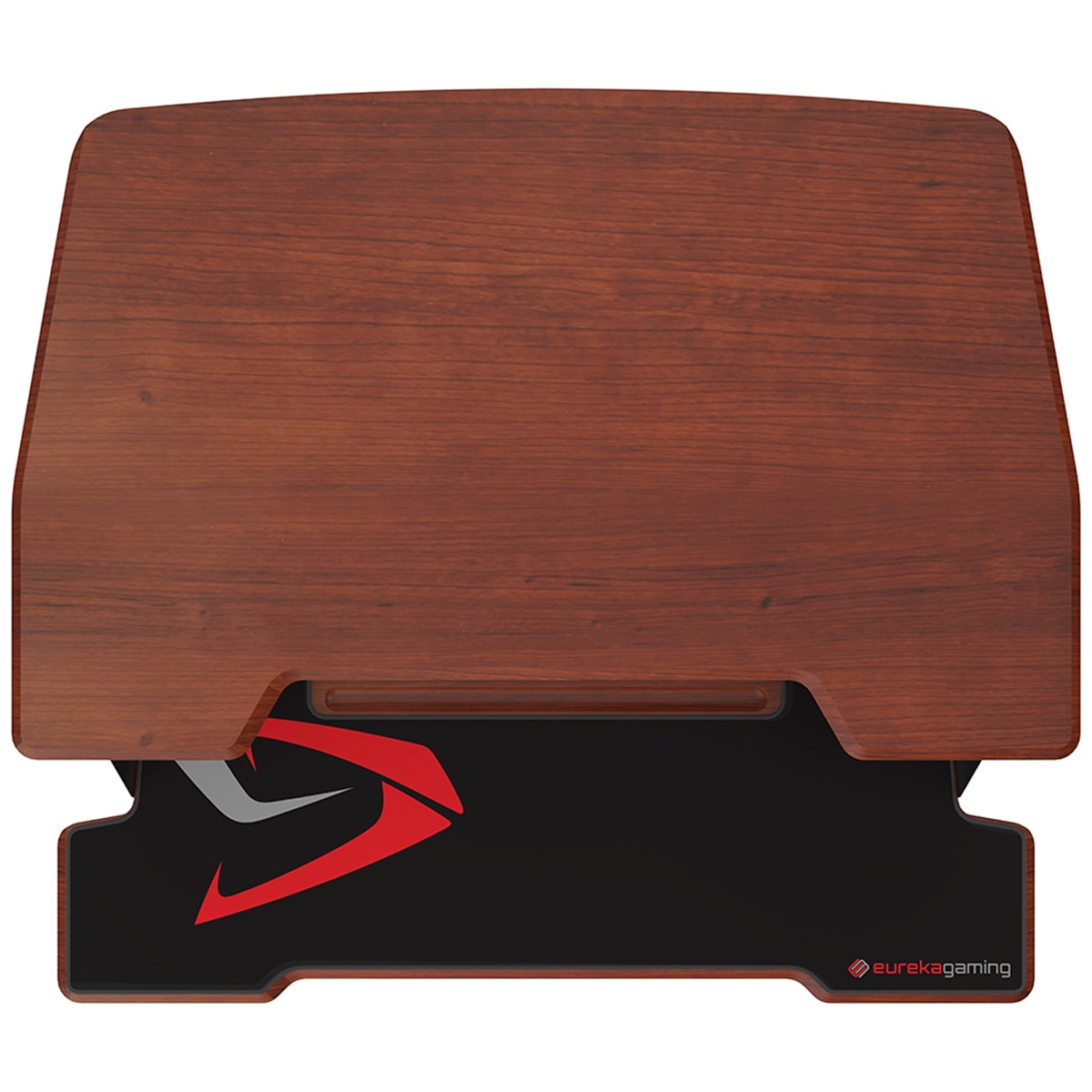 Eureka Ergonomic Height Adjustable Sit Stand Desk 31 Inch - Cherry