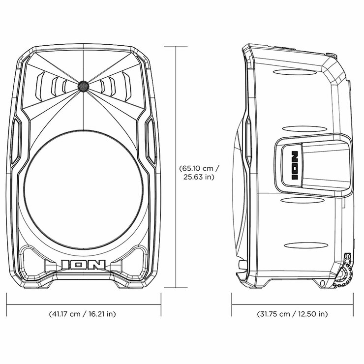 ION Audio Total PA Apex Bluetooth Speaker TOTALPAAPEXXAU