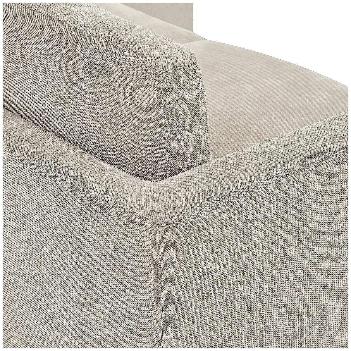 Henredon 4-Piece Fabric Sectional With Ottoman