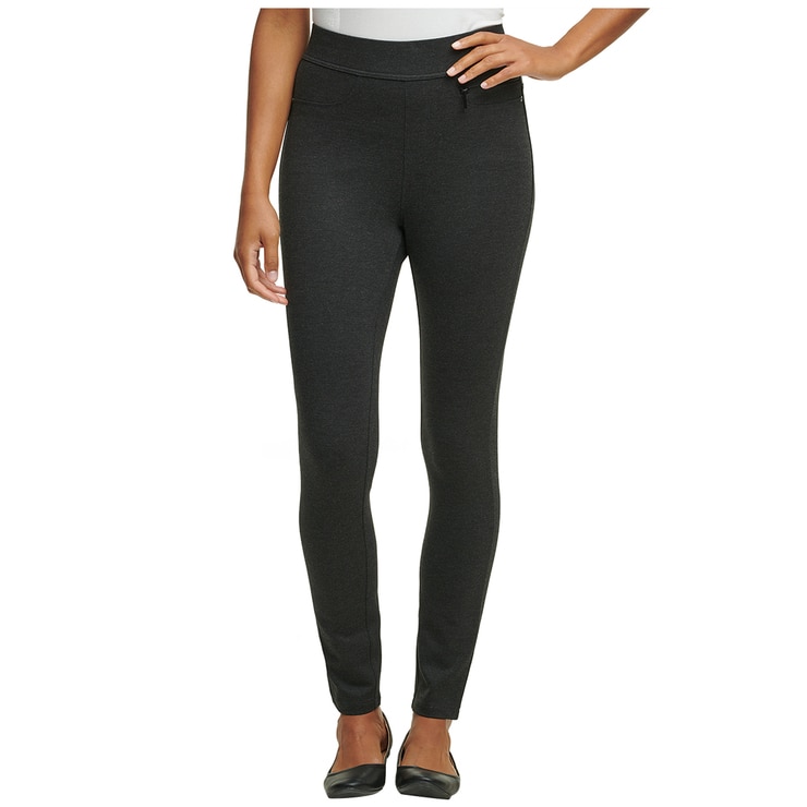 DKNY Women's Ponte Pant Charcoal Costco Australia