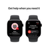 Apple Watch Series 10 GPS 42mm Jet Black Aluminium Case with Black Sport Band S/M