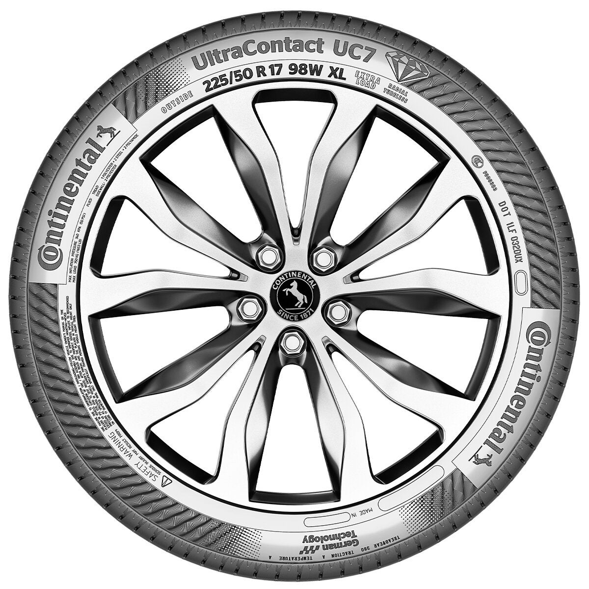 Continental 215/55R17 94W UltraContact UC7 Continental 215/55R17 94W UltraContact UC7