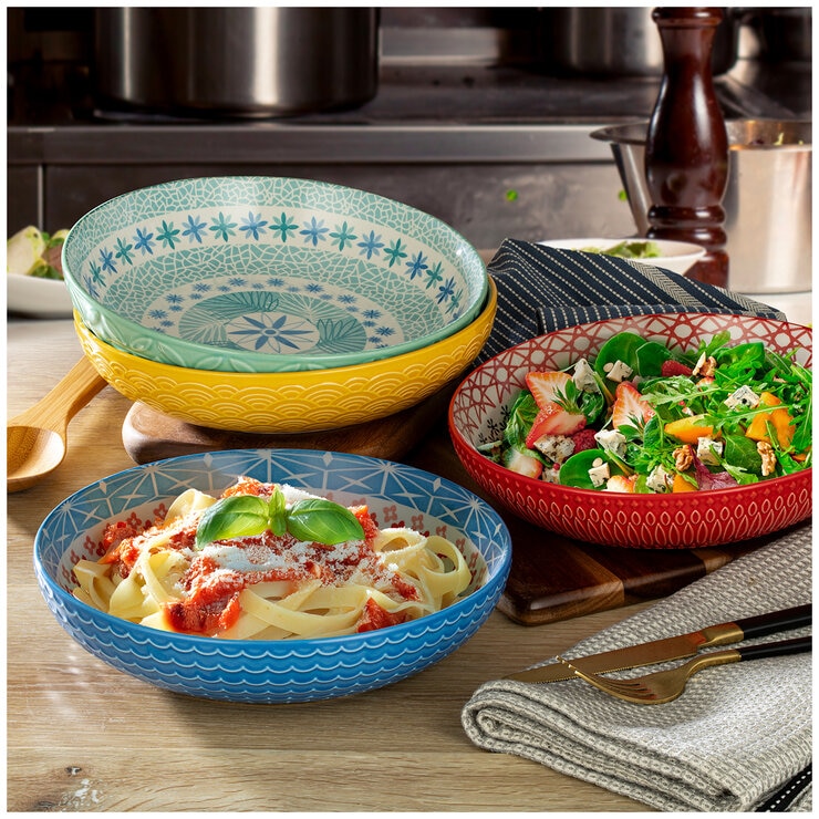 Signature Housewares Dinner Bowls 4 Piece Set