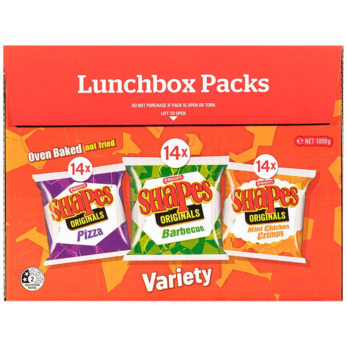 Arnott's Shapes Variety Pack 42 x 25g