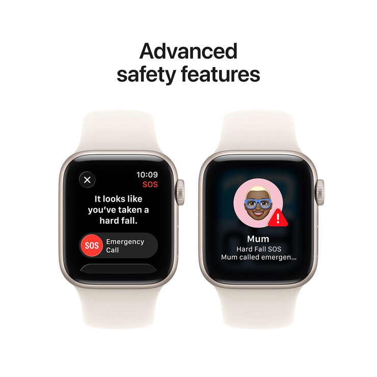 Apple Watch SE 3&nbsp;Starlight Aluminium Case With Starlight Sport Band