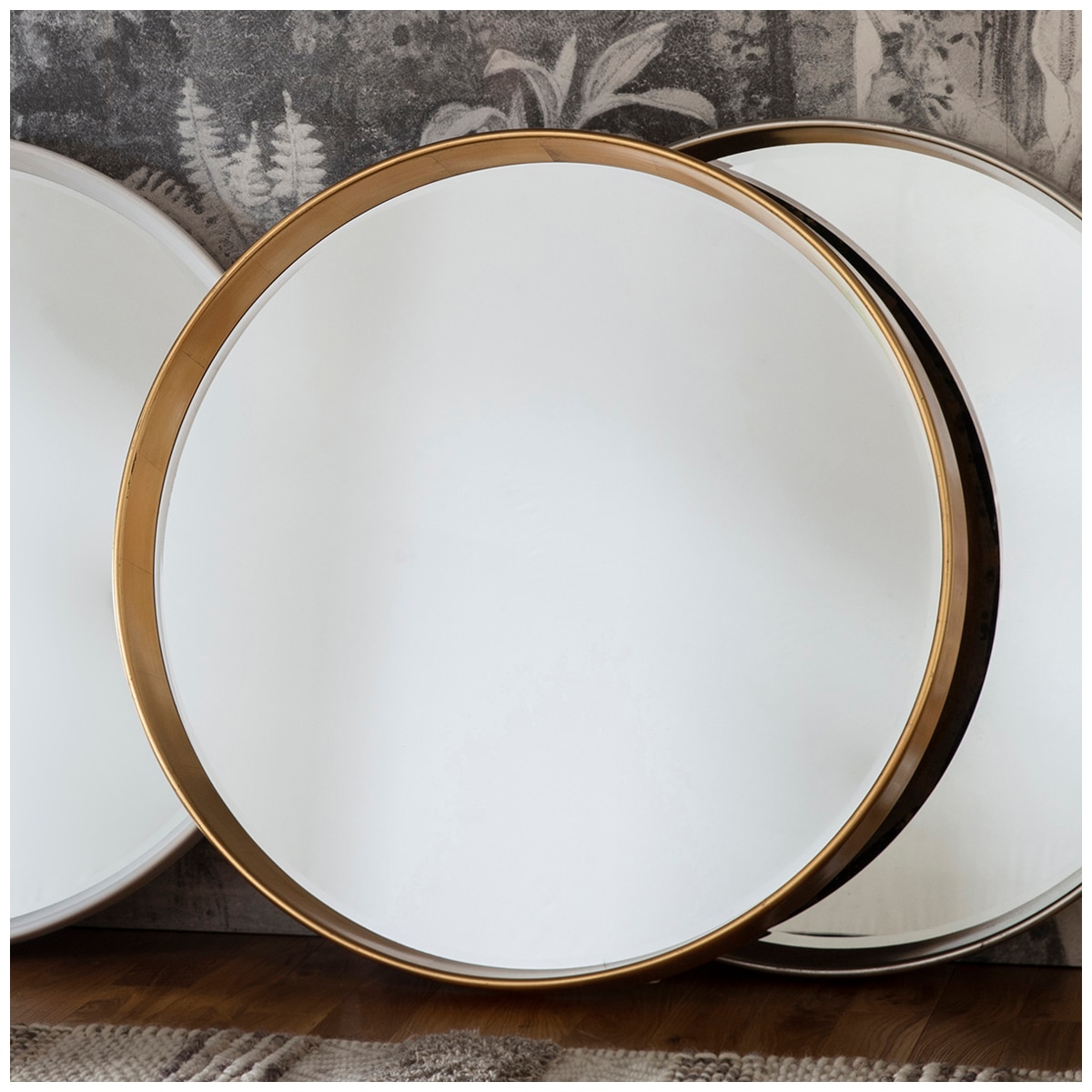 Hudson Living Harvey Round Mirror 950 x 950 mm