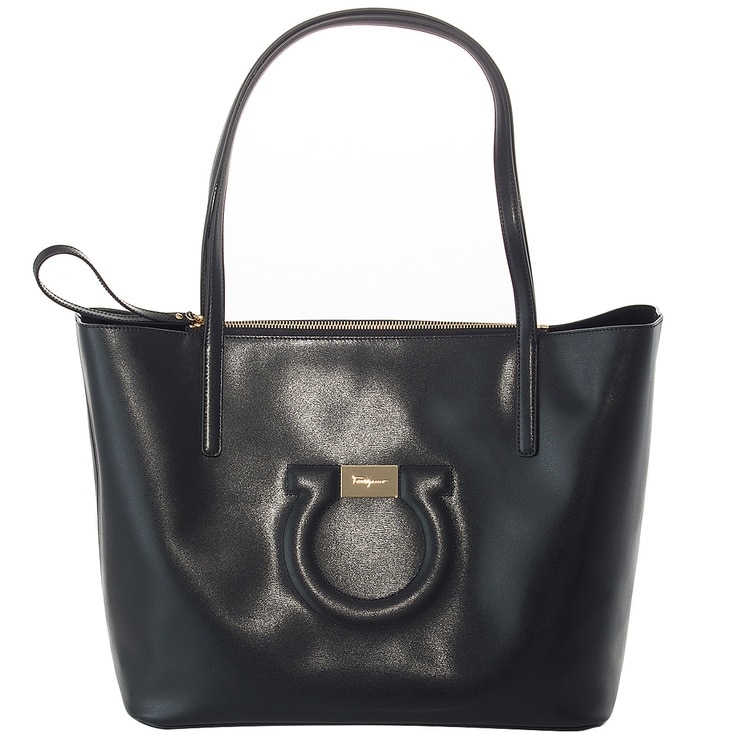 ferragamo gancini tote bag