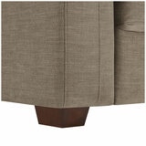 Thomasville Caler 3 Piece Fabric Sectional with Sleeper and Storage Seat