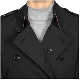 Burberry Harbourne Trench Coat Black