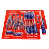 Workpro High Leverage Pliers and Screwdriver 12 Piece Set GSCO21004