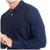 Sportscraft long-sleeve Polo - Navy