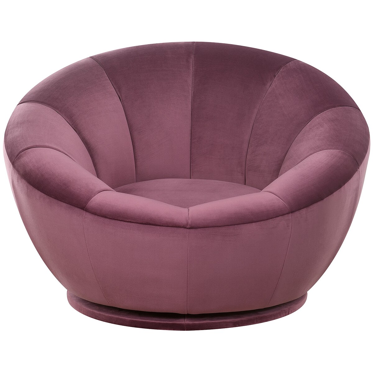 LF Fabric Swivel Chair - Purple