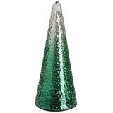 LED Glass Trees Green