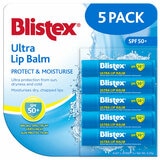Blistex Ultra Lip Balm SPF 50+ 5 Pack Blistex Ultra Lip Balm SPF 50+ 5 Pack