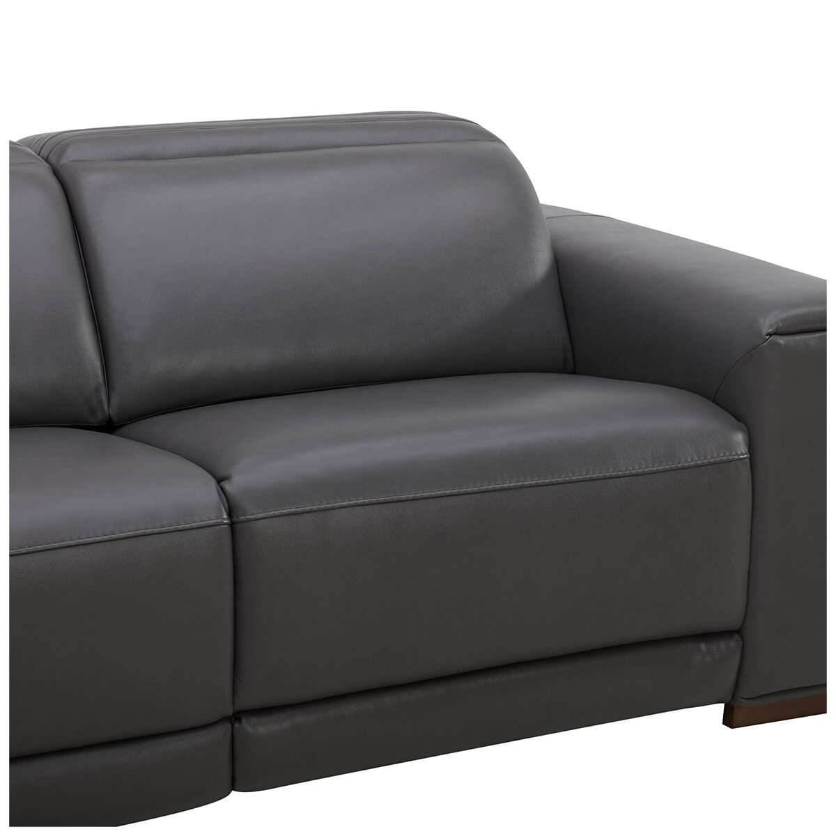 Aiden & Ivy Leather Power Reclining Sectional