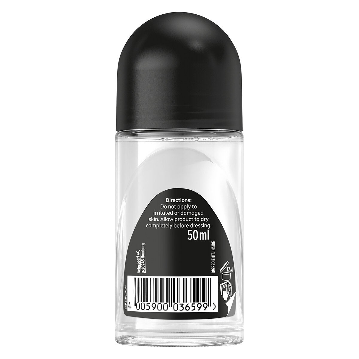 NIVEA Men Anti Perspirant Roll-On Deodorant 6 x 50 ml Black And White NIVEA Men Anti Perspirant Roll-On Deodorant 6 x 50 ml Black And White