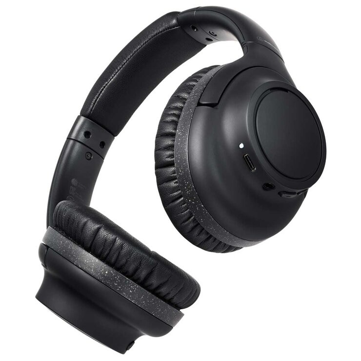 Audio-Technica Noise Cancelling Over Ear Wireless Headphones Black ATH-S300BT Audio-Technica Noise Cancelling Over Ear Wireless Headphones Black ATH-S300BT