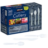 Kirkland Signature Clear Cutlery