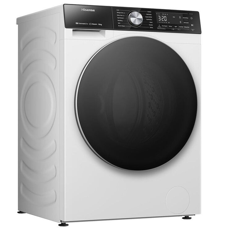 Hisense 10kg Front Load Washing Machine White HWFS1015E