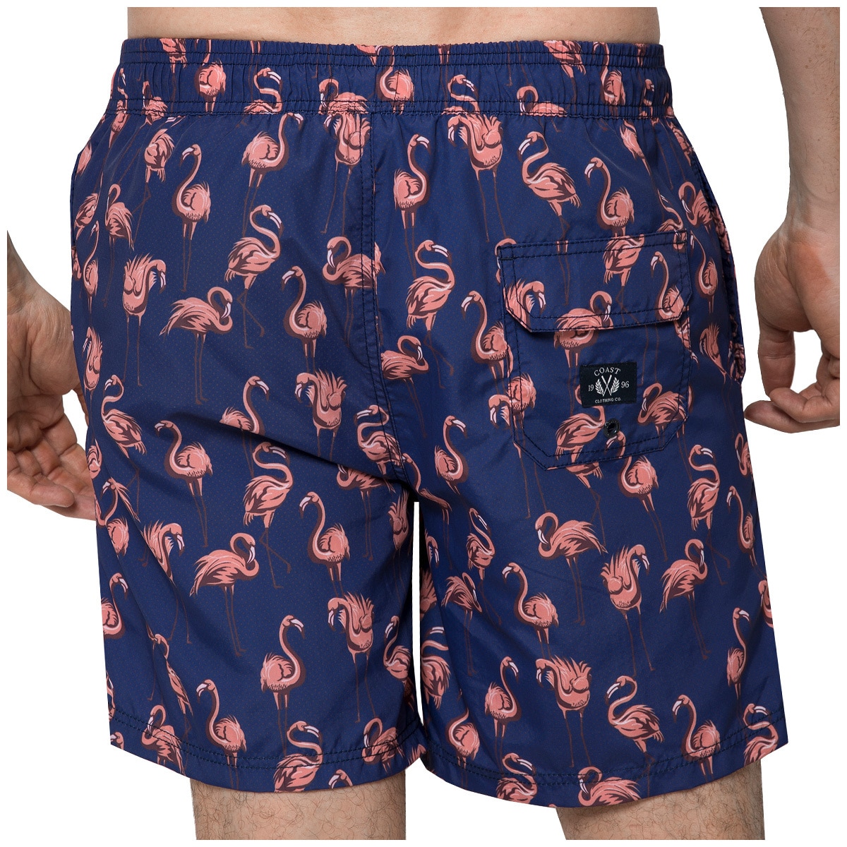 Coast Men's Swim Short - Pink Flamingo