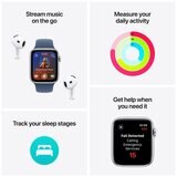 Apple Watch SE GPS + Cellular 44mm Midnight Aluminium Case With Midnight Sport Band S/M