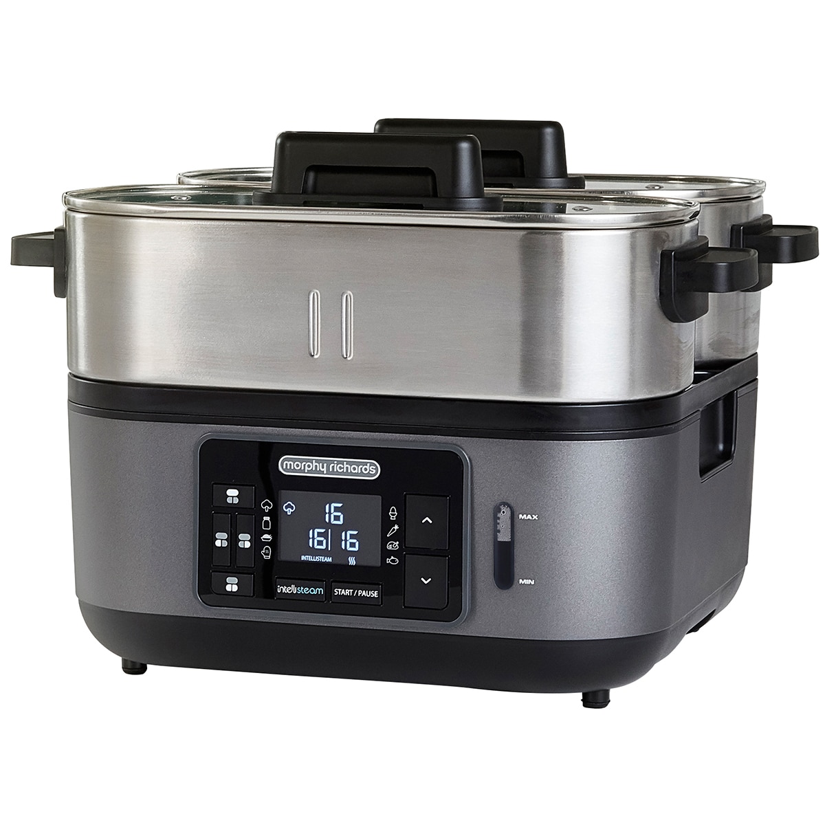 morphy richards 48775 intellisteam 2 tier steamer