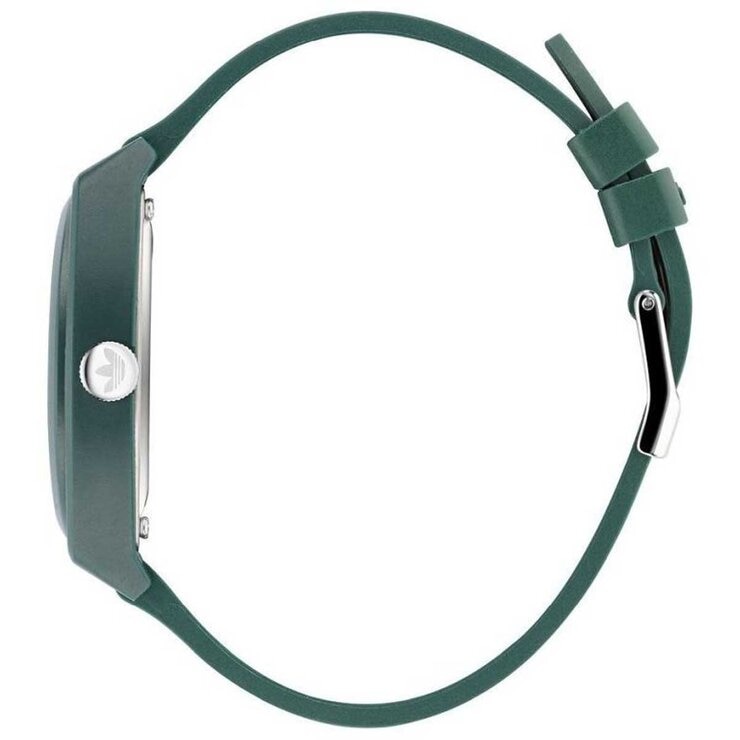 Adidas Originals Project Two Black Dial Green Strap Watch AOST22566