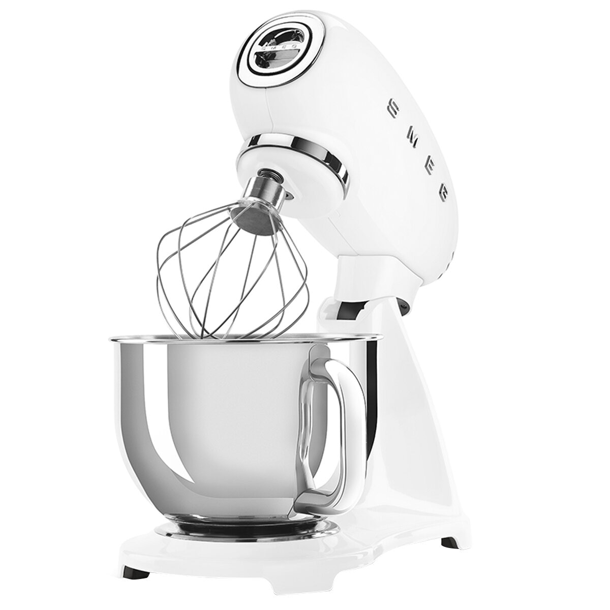 Smeg 50's Style Stand Mixer White SMF03WHAU