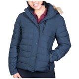 Superdry Women’s Faux Fur Fuji Hooded Jacket Navy