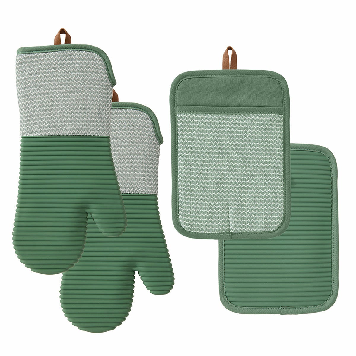 Threadmade Mitt & Pot Holder Threadmade Mitt & Pot Holder