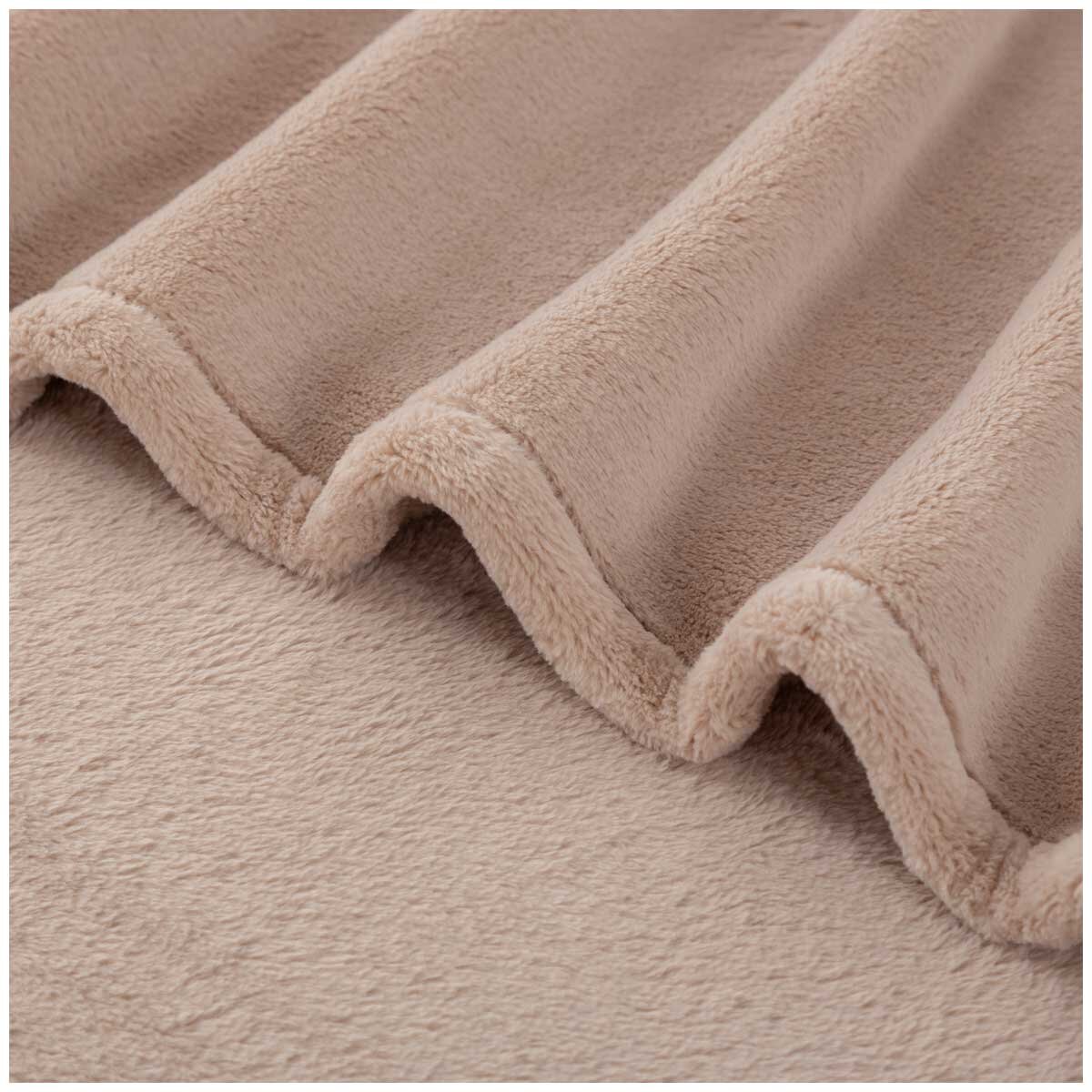 Berkshire Luxe Loft Blanket King Beige